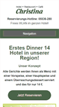 Mobile Screenshot of hotel-christina.com